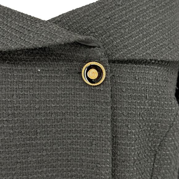 Tuckernuck Womens Black Tweed Blanche Dress Double Breasted Size XXL NWT - Picture 5 of 9